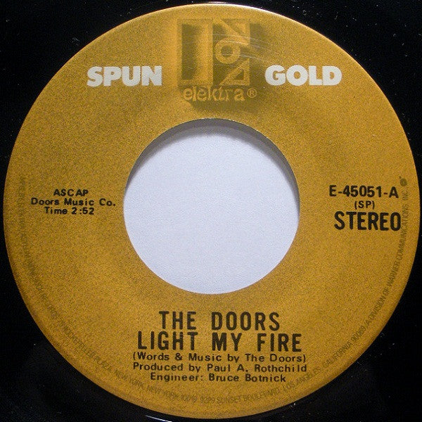 The Doors - Light My Fire / Love Me Two Times - 7"
