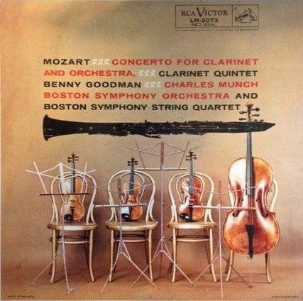 Wolfgang Amadeus Mozart - Concerto For Clarinet And Orchestra / Clarinet Quintet - LP