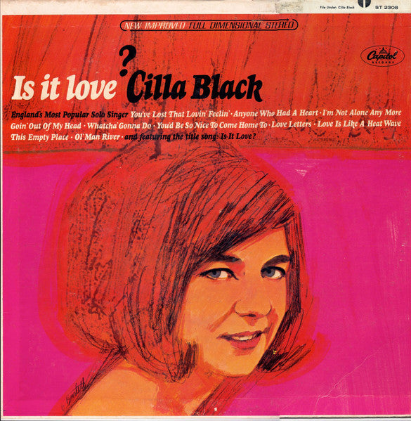 Cilla Black - Is It Love? - LP