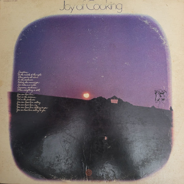 Joy Of Cooking - Joy Of Cooking - LP