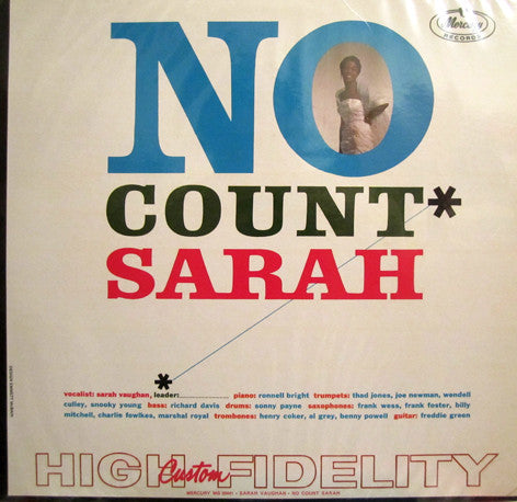 Sarah Vaughan - No Count Sarah - LP