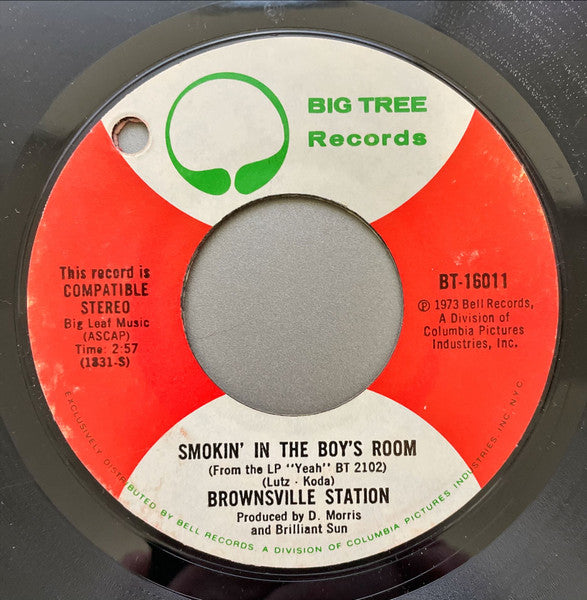 Brownsville Station - Smokin' In The Boy's Room - 7"