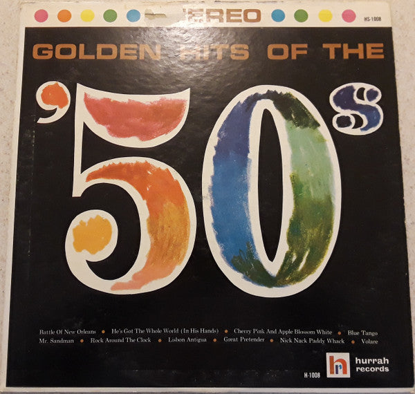 Unknown Artist - Golden Hits Of The 50's - LP