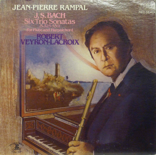 Johann Sebastian Bach - Six Trio Sonatas For Flute And Harpsichord, S. 525-530 - LP