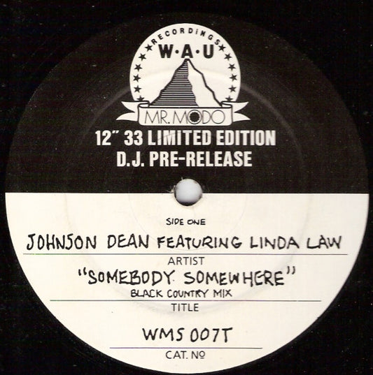 Johnson Dean - Somebody Somewhere - 12"