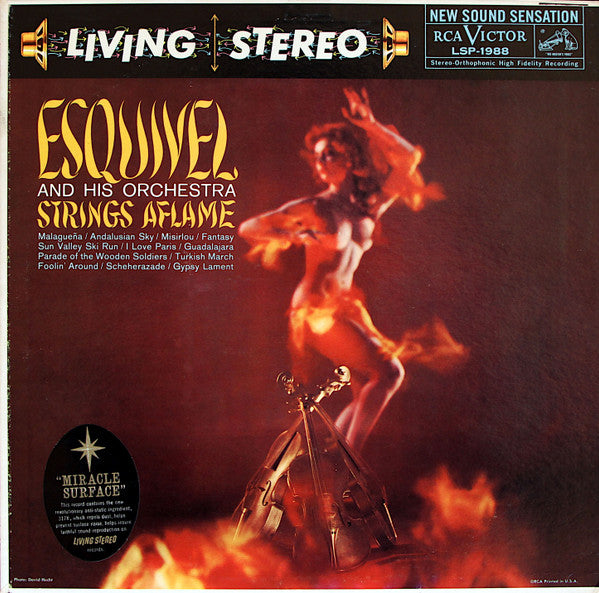Esquivel And His Orchestra - Strings Aflame - LP