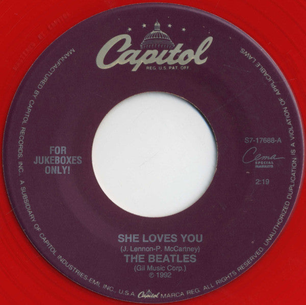 The Beatles - She Loves You - 7"