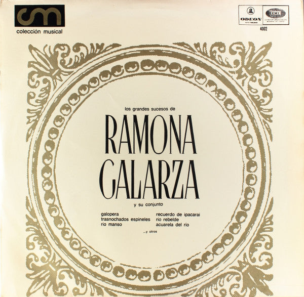 Ramona Galarza Y Su Conjunto - Los Grandes Sucesos De Ramona Galarza - LP