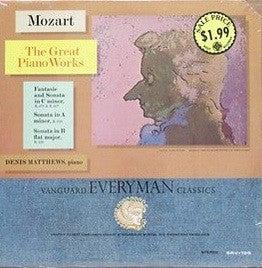 Denis Matthews - Mozart - The Great Piano Works - LP