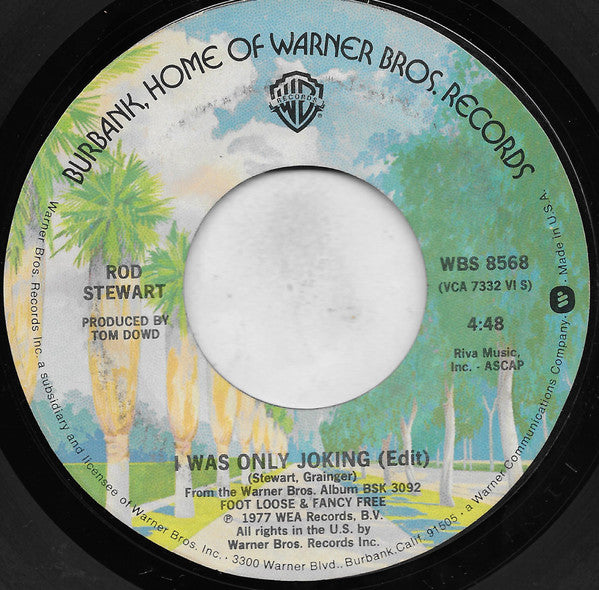 Rod Stewart - I Was Only Joking (Edit) - 7"