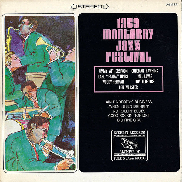 Jimmy Witherspoon - 1959 Monterey Jazz Festival - LP