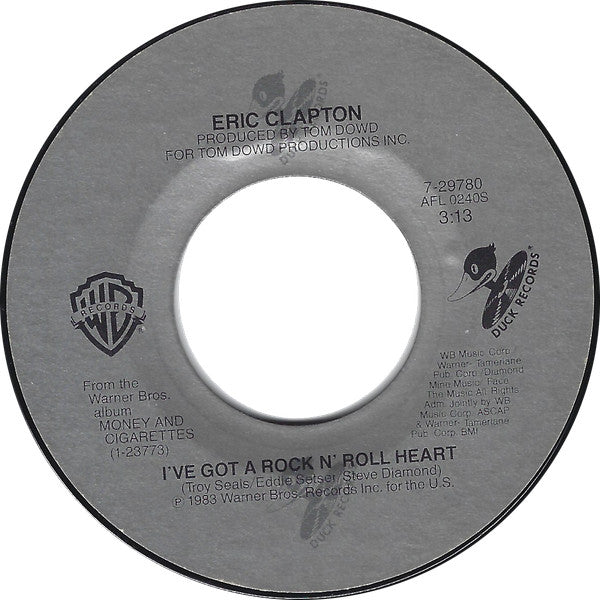 Eric Clapton - (I've Got A) Rock And Roll Heart - 7"