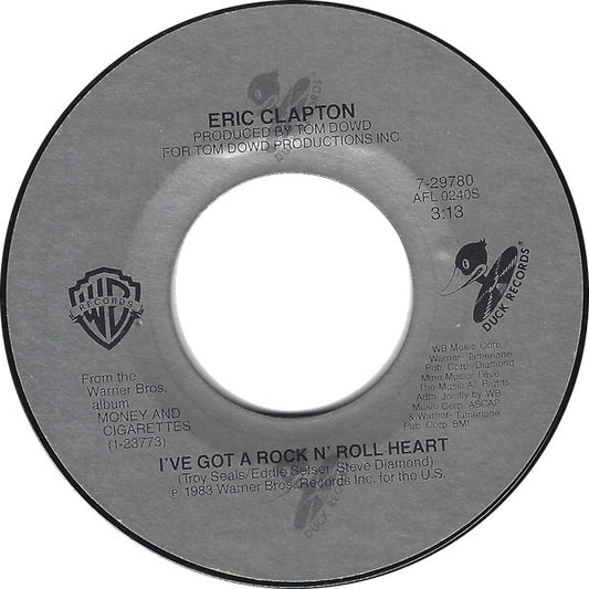 Eric Clapton - (I've Got A) Rock And Roll Heart - 7"