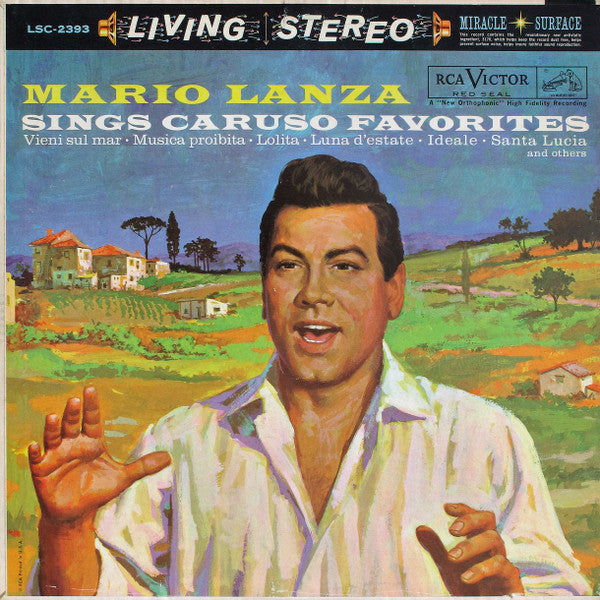 Mario Lanza - Mario Lanza Sings Caruso Favorites - LP