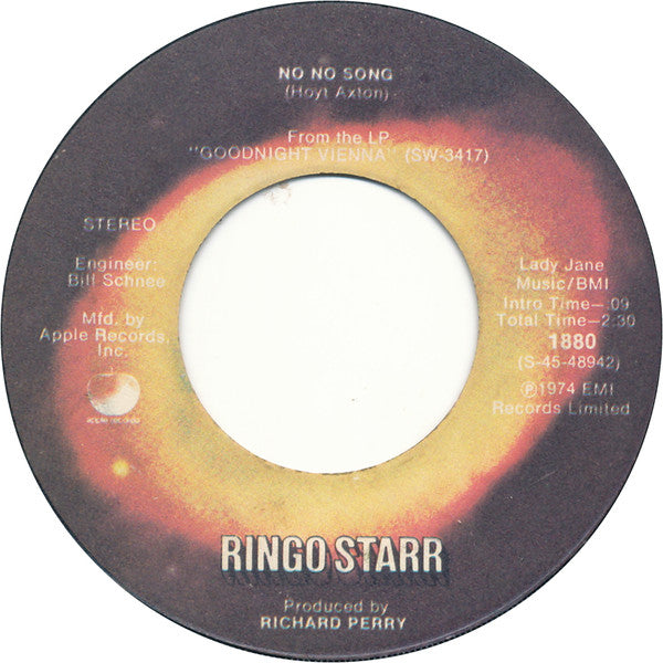 Ringo Starr - No No Song / Snookeroo - 7"