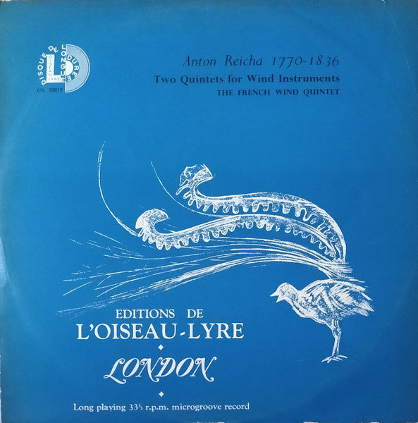 Quintette À Vent Français - Two Quintets For Wind Instruments - LP