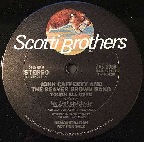 John Cafferty And The Beaver Brown Band - Tough All Over - 12"