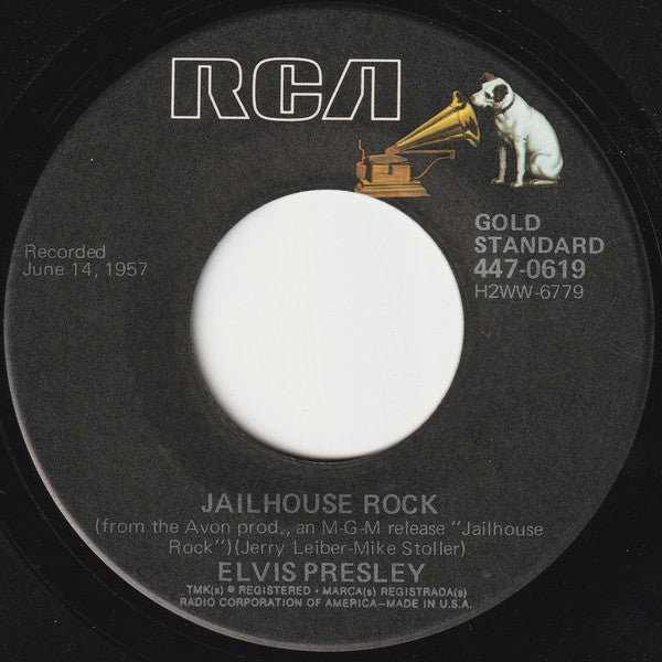 Elvis Presley - Jailhouse Rock / Treat Me Nice - 7"