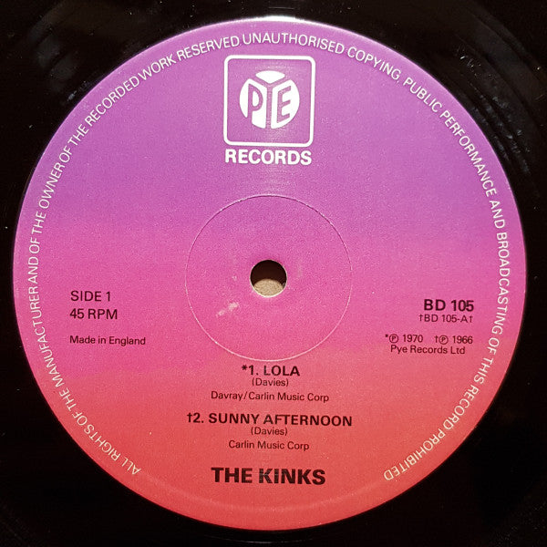 The Kinks - Lola - EP