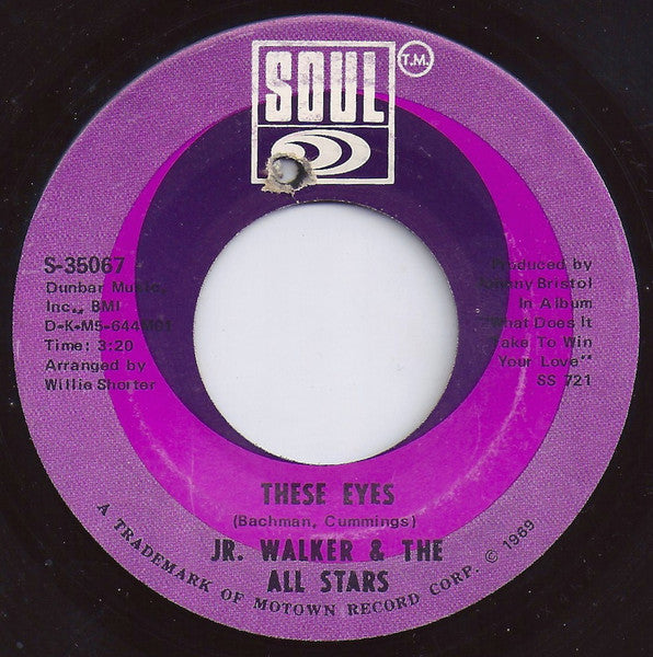 Junior Walker & The All Stars - These Eyes - 7"