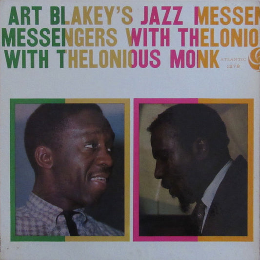 Art Blakey & The Jazz Messengers - Art Blakey's Jazz Messengers With Thelonious Monk - LP