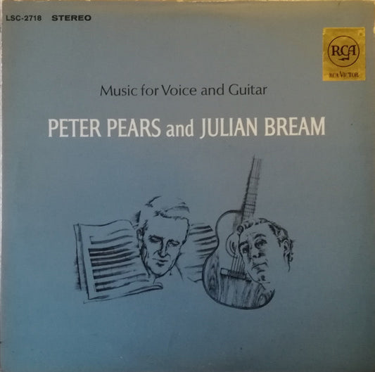Peter Pears - Music For Voice And Guitar - LP