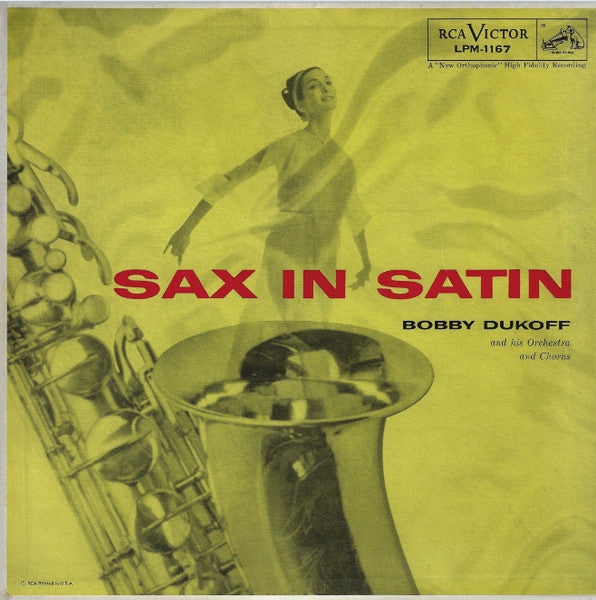Bobby Dukoff And His Orchestra - Sax In Satin - LP
