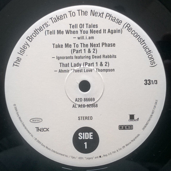 The Isley Brothers - Taken To The Next Phase - 12"