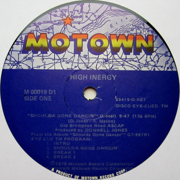 High Inergy - Shoulda Gone Dancin' - 12"
