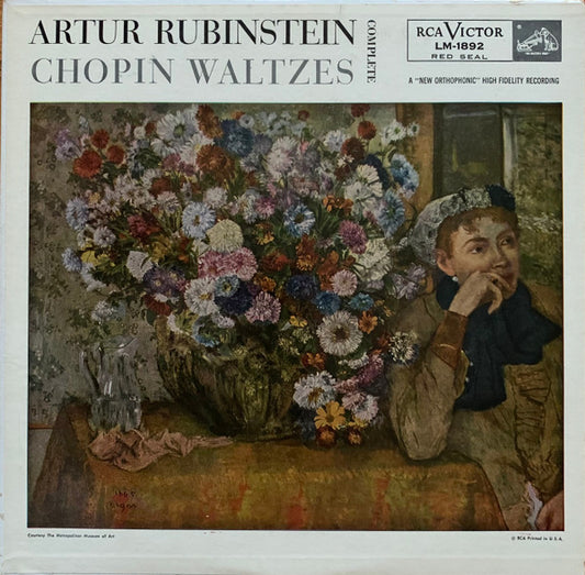 Arthur Rubinstein - Waltzes (Complete) - LP
