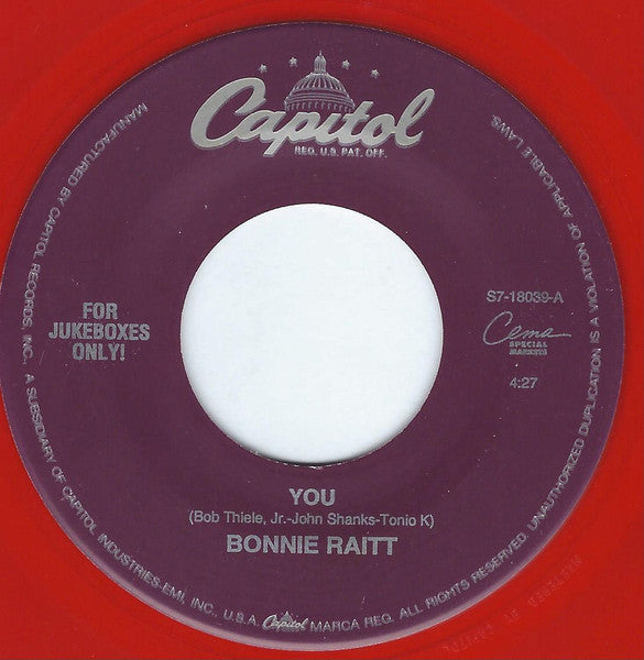 Bonnie Raitt - You - 7"