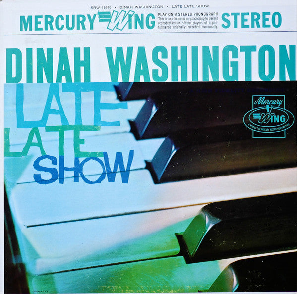 Dinah Washington - Late Late Show - LP