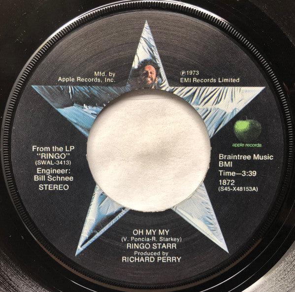 Ringo Starr - Oh My My - 7"
