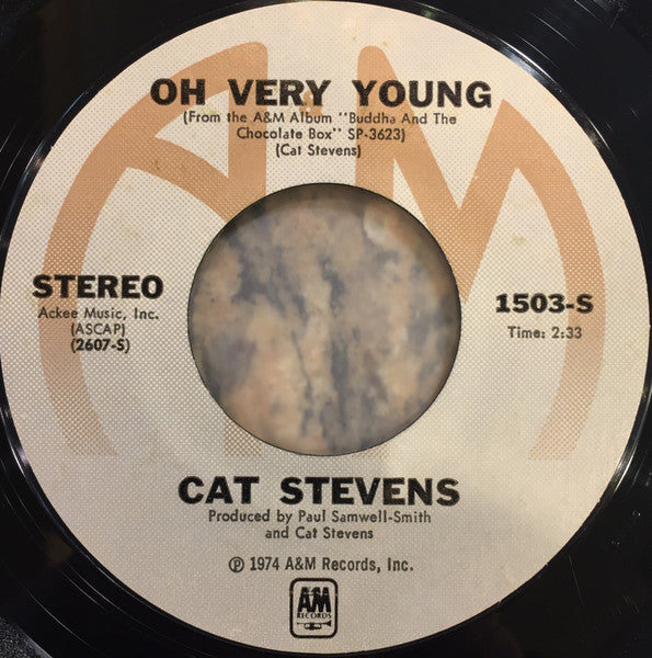 Cat Stevens - Oh Very Young - 7"