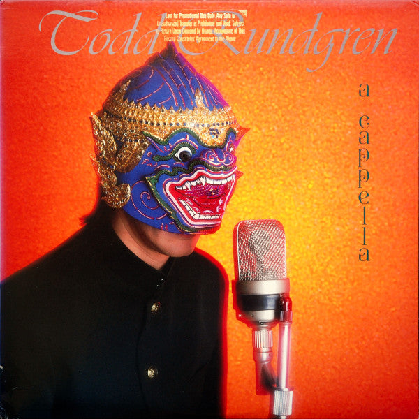 Todd Rundgren - A Cappella - LP