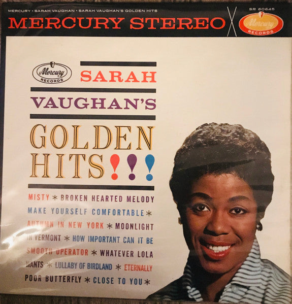 Sarah Vaughan - Sarah Vaughan's Golden Hits - LP