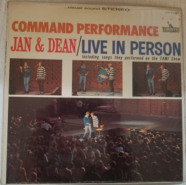 Jan & Dean - Command Performance/Live In Person - LP