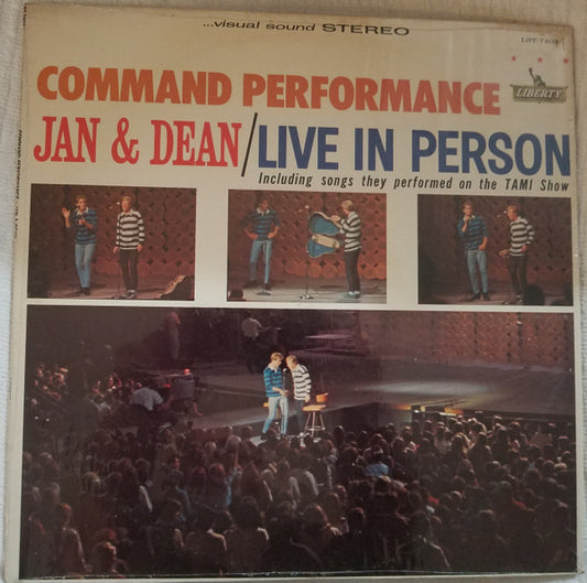 Jan & Dean - Command Performance/Live In Person - LP