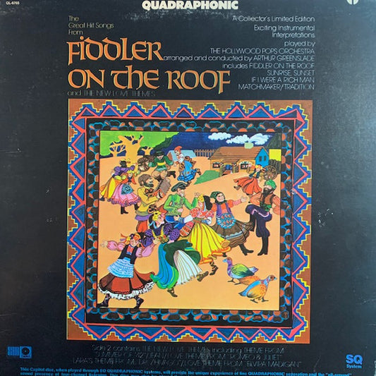 Hollywood Pops Orchestra - The Great Hit Songs From Fiddler On The Roof And The New Love Themes - LP