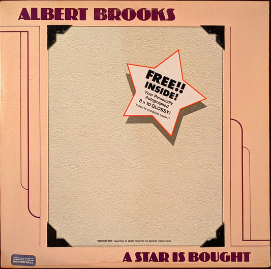 Albert Brooks - A Star Is Bought - LP