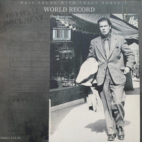 Neil Young - World Record - LP