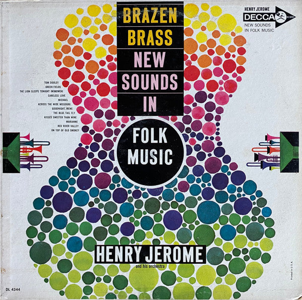 Henry Jerome And His Orchestra - Brazen Brass New Sounds In Folk Music - LP