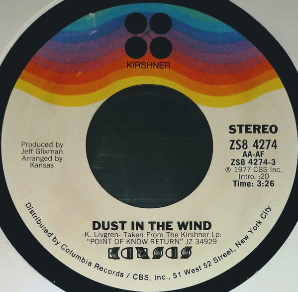 Kansas - Dust In The Wind - 7"