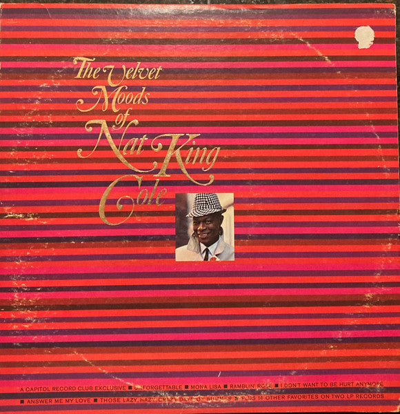 Nat King Cole - The Velvet Moods Of Nat King Cole - LP