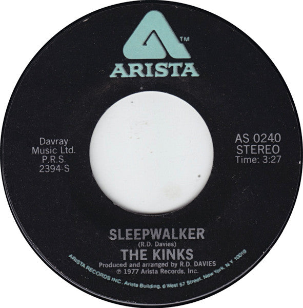 The Kinks - Sleepwalker - 7"