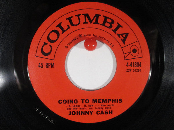 Johnny Cash - Going To Memphis / Loading Coal - 7"