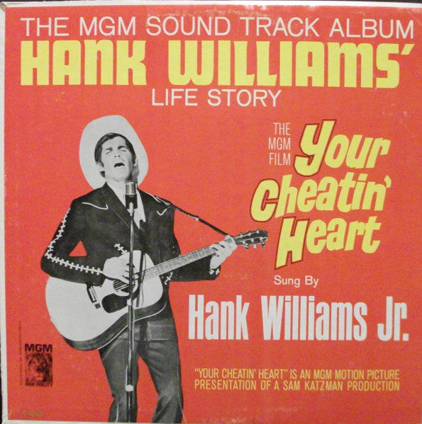 Hank Williams Jr. - Your Cheatin' Heart (Original Motion Picture Sound Track) - LP