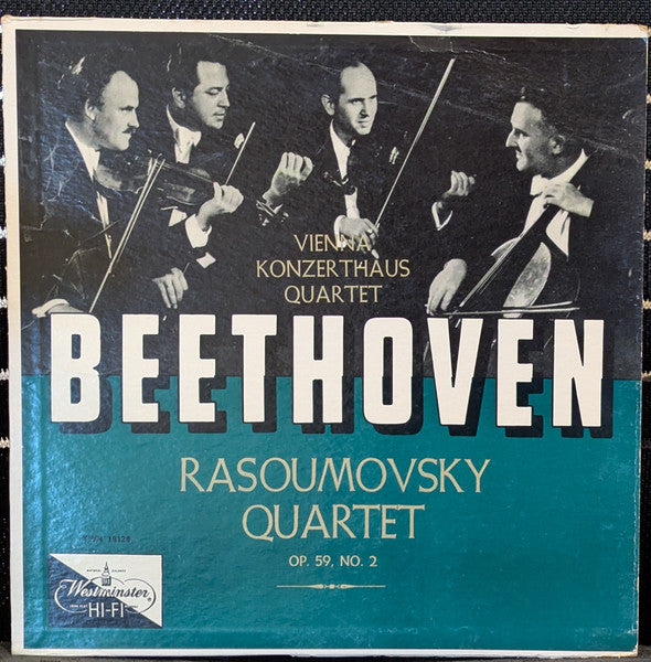 Ludwig Van Beethoven - Rasoumovsky Quartet Op. 59, No. 2 - LP