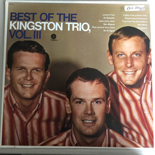 Kingston Trio - Best Of The Kingston Trio Vol.III - LP