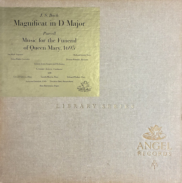 Johann Sebastian Bach - J.S. Bach Magnificat In D Major / Purcell Music For The Funeral Of Queen Mary, 1695 - LP